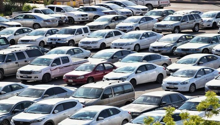 An undated image of cars parked. — Unsplash