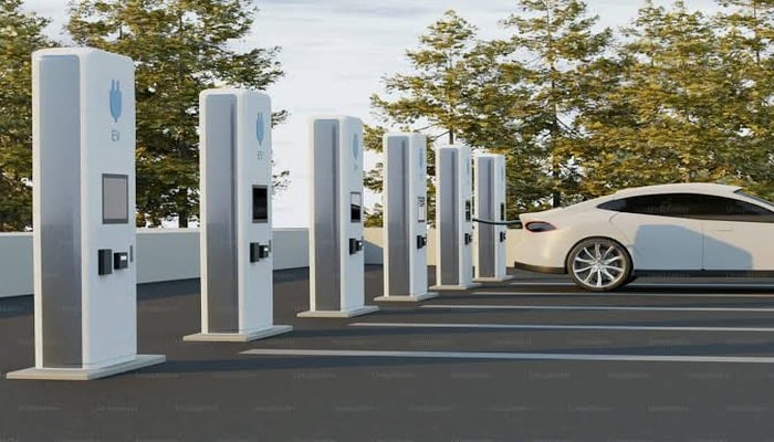 An undated image of EV charging station. — Unsplash