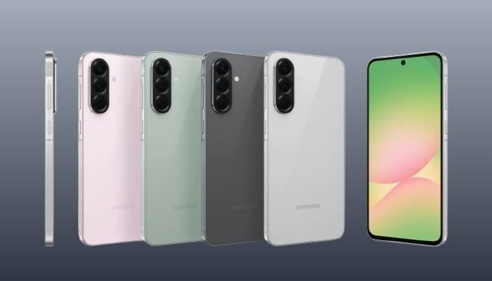 An undated image of Samsung Galaxy A56. — Samsung/Canva