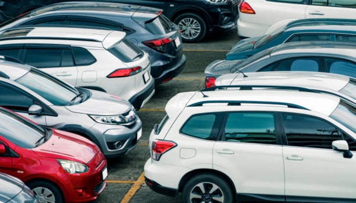 An undated image of parked cars. —iStock