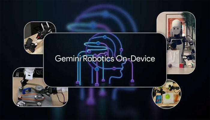 An undated image of Gemini Robotics On-Device. — Google