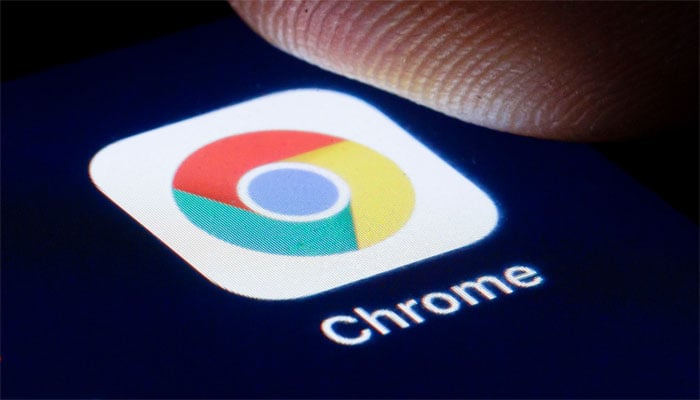 An undated image of Chrome app. — Getty Images