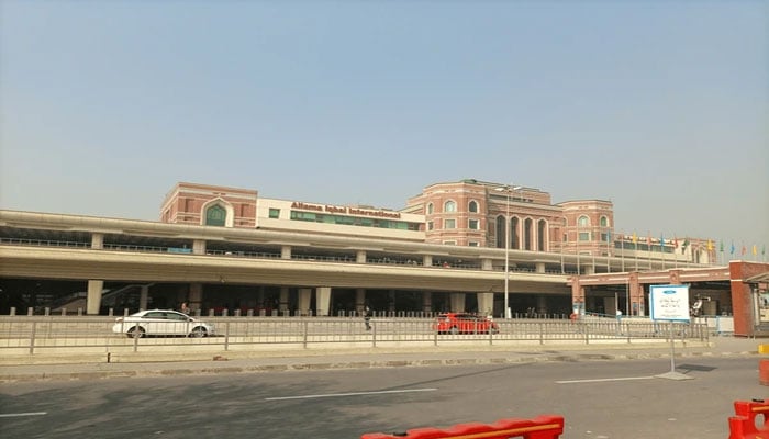 An undated image of Allama Iqbal International airport Lahore. — Shutterstock