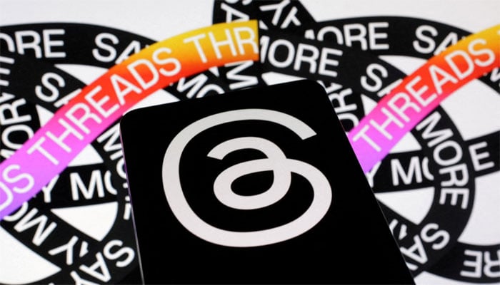 Metas Threads app logo is seen in this illustration made on July 4, 2023. — Reuters