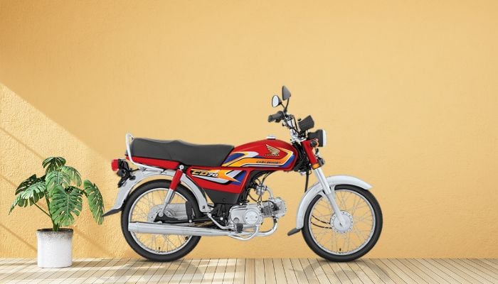 An undated image of Atlas Honda CD-70. — Atlas Honda
