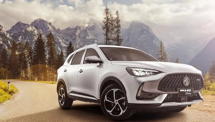An undated image of MG HS PHEV. — MG Motors