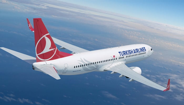 An undated image of a Turkish Airlines plane. — Turkish Airlines
