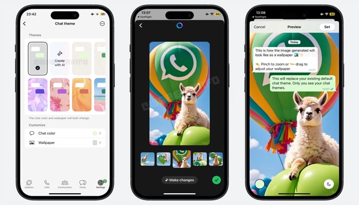 WhatsApp releases AI-generated chat wallpapers: How to use them