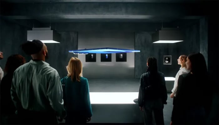 A screengrab image of the Samsung Galaxy Z Fold 7 during Galaxy Unpacked 2025. — YouTube/Samsung