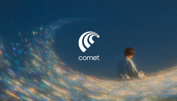 An undated image of Comet AI web browser. — Perplexity