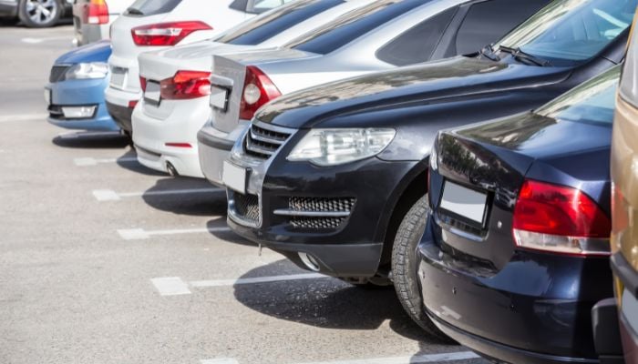 An undated image of parked cars. — Canva