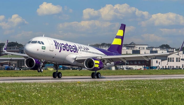 An undated image of Flyadeal plane. — APP