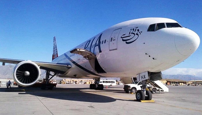 An undated image of PIA plane. — AFP