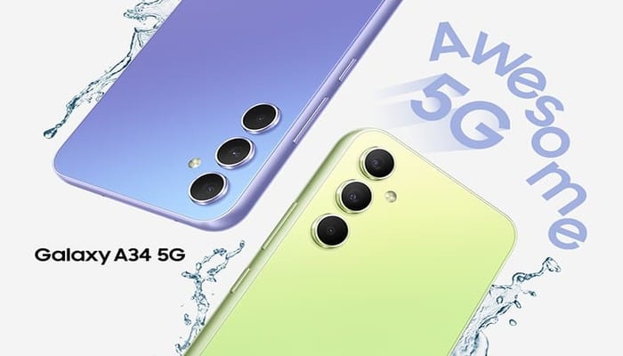An undated image of Samsung Galaxy A34. — Samsung
