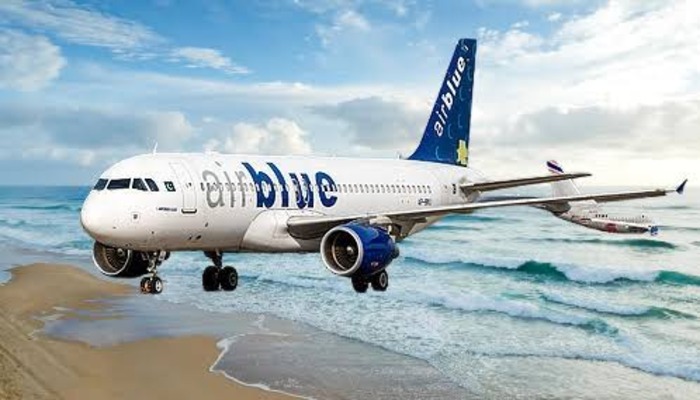 An undated image of Airblue aircraft. — Airblue