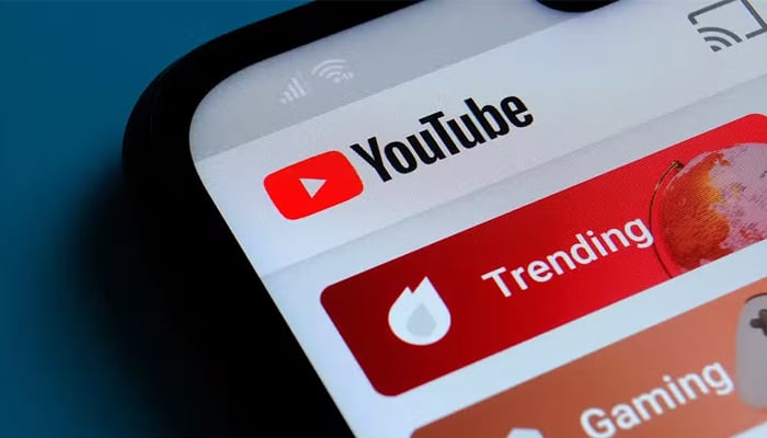 An undated image showing YouTube Trending pages category. — YouTube