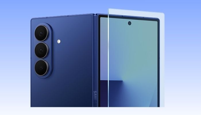 An undated image of Samsung Galaxy Z Fold7. — Samsung/Canva