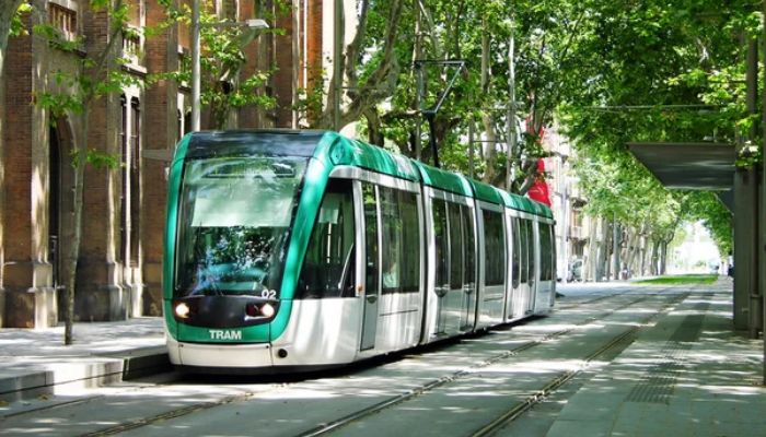 An undated image of electric tram. — Depositphotos
