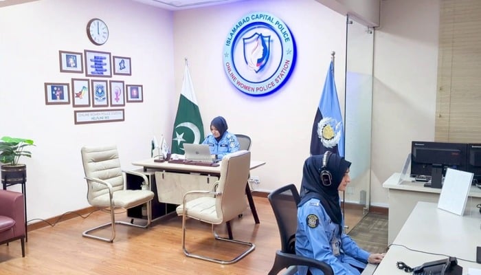 An undated image of Online Women Police Station Islamabad. — APP