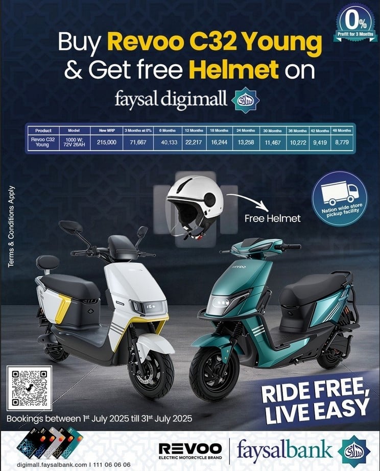 REVOO C32 Young now available on zero markup instalment plan