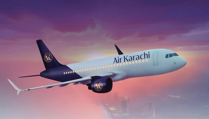 An undated image of Air Karachi airline. — Air Karachi
