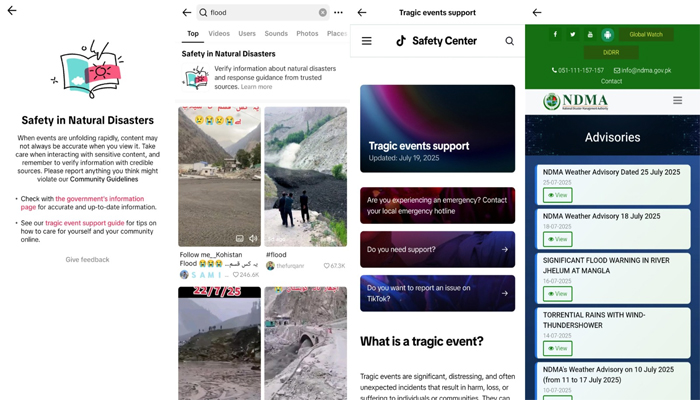 TikTok launches guide to fight flood-related misinformation in Pakistan