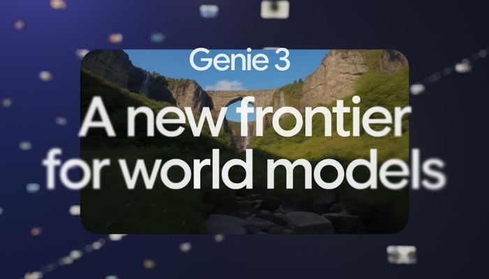An undated image of Google DeepMind Genie 3. — Google DeepMind