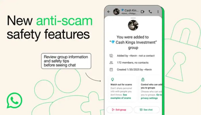 An undated image showing Safety Overview feature. — WhatsApp