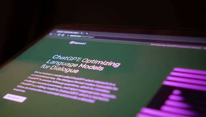 An undated image of OpenAI ChatGPT. — Unsplash