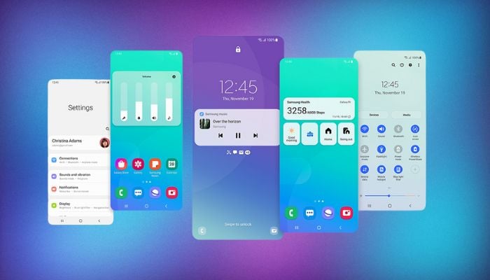 An undated image of Samsung One UI features. — Samsung/Canva