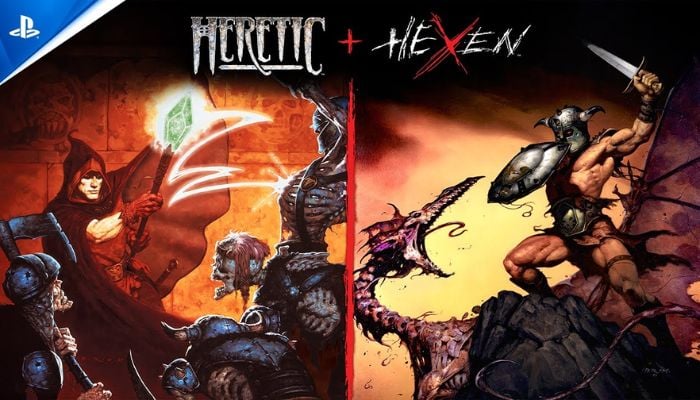 An undated image of Heretic and Hexen poster. — PlayStation