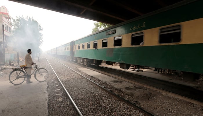 An undated image of Karachi Circular Railways. — Reuters
