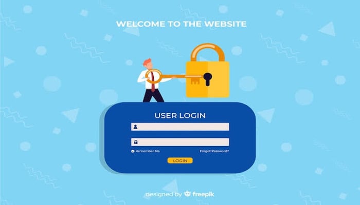 An undated image of user portal. — Freepik