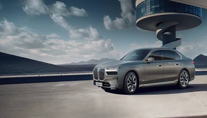 An undated image of BMW i7 eDrive50. — BMW