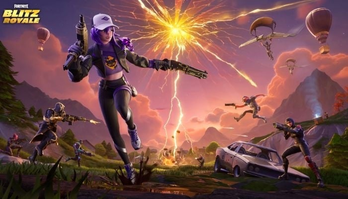 An undated image of Fornite Blitz Royale poster. — Epic Games