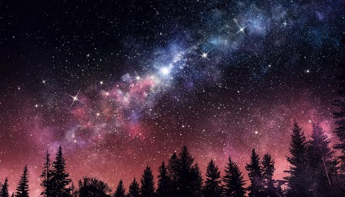 An undated image of a starry sky. — Canva