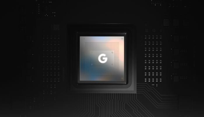 An undated image of Google Tensor chip. —  Google Blog