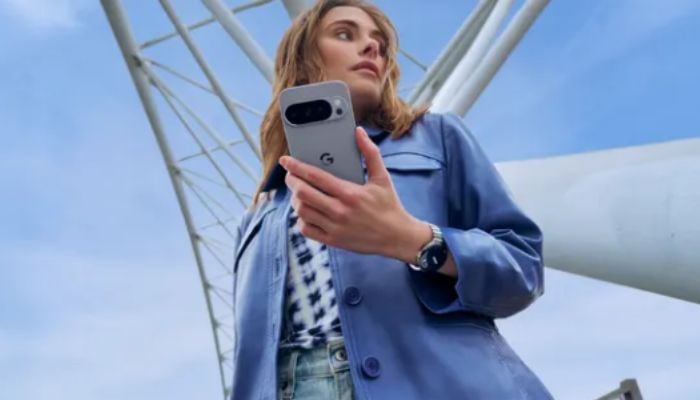 An undated image of a girl using Google Pixel 10. — Google Blog