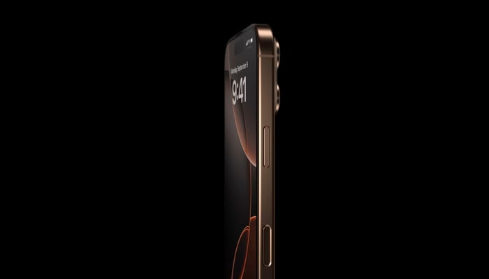 An undated image of iPhone 16. — Apple