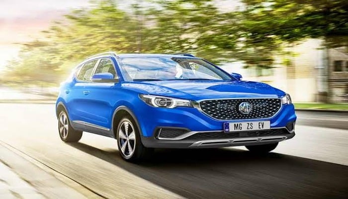 An undated image of MG ZS EV. — MG Motors