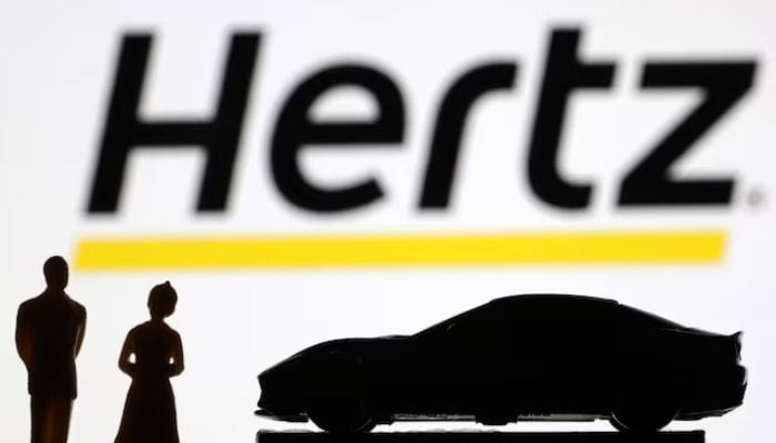 Hertz car rental logo is seen in this illustration taken June 27, 2022. — Reuters