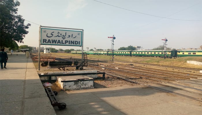 An undated image of Rawalpindi station. — Pakistan Railways