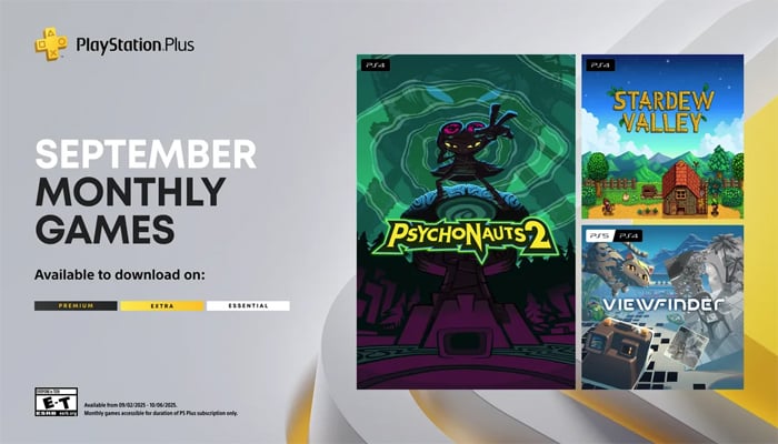 An undated image of PlayStation Plus monthly games for September 2025. — PlayStation.Blog