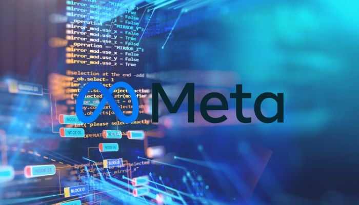 An undated image of Meta logo. — Meta/Canva