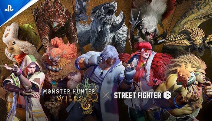 An undated image of Street Fighter 6 and Monster Hunter Wild. — PlayStation