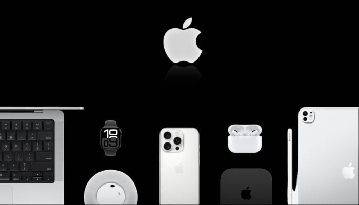 An undated image showing several Apple gadgets. — Apple/Canva
