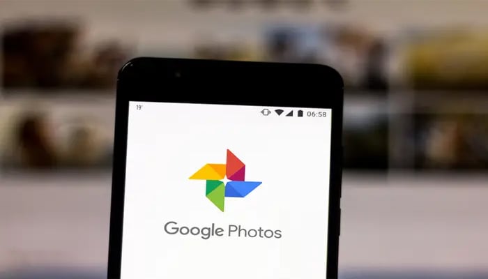 An undated image of Google Photos logo. — Getty Images
