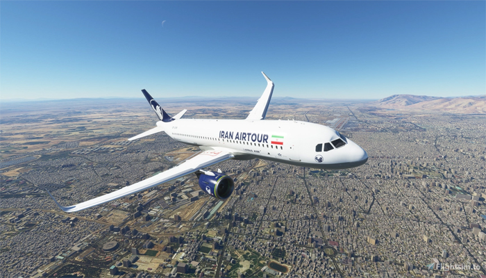 An undated image of Iran AirTour plane. — Shutterstock