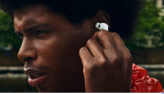 A screengrab taken from Apples Awe Dropping Event held on September 9, 2025, shows Apple Airpods Pro 3. — Apple/YouTube