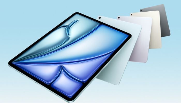 An undated image of Apple iPad Air (M3). — Apple
